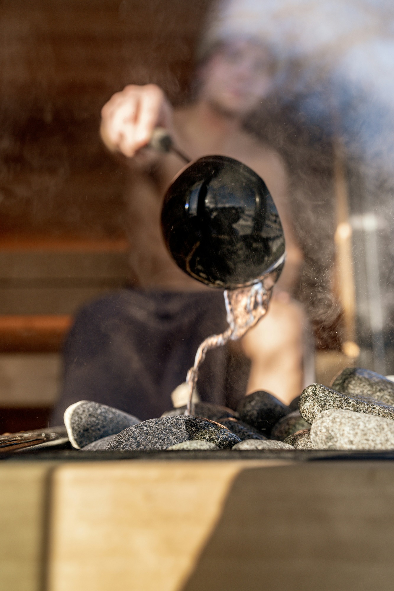 Sauna build detail